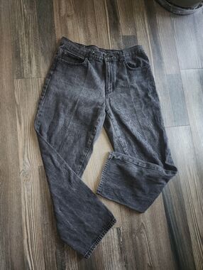 Womens Haband Black Faded Jeans Size 12 Jill Taylor 90s Retro Vintage